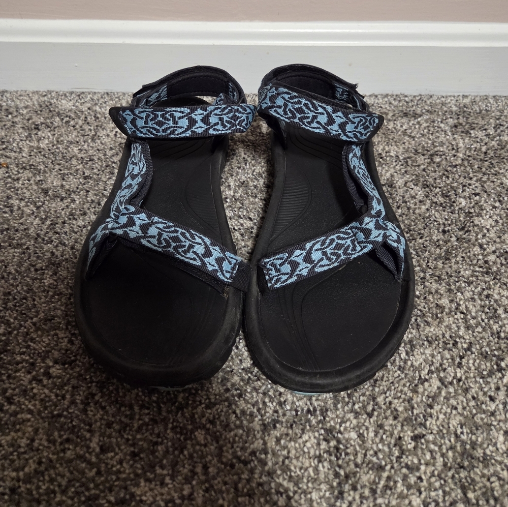 Teva Black and Blue Sport Sandals for Outdoor Adventures